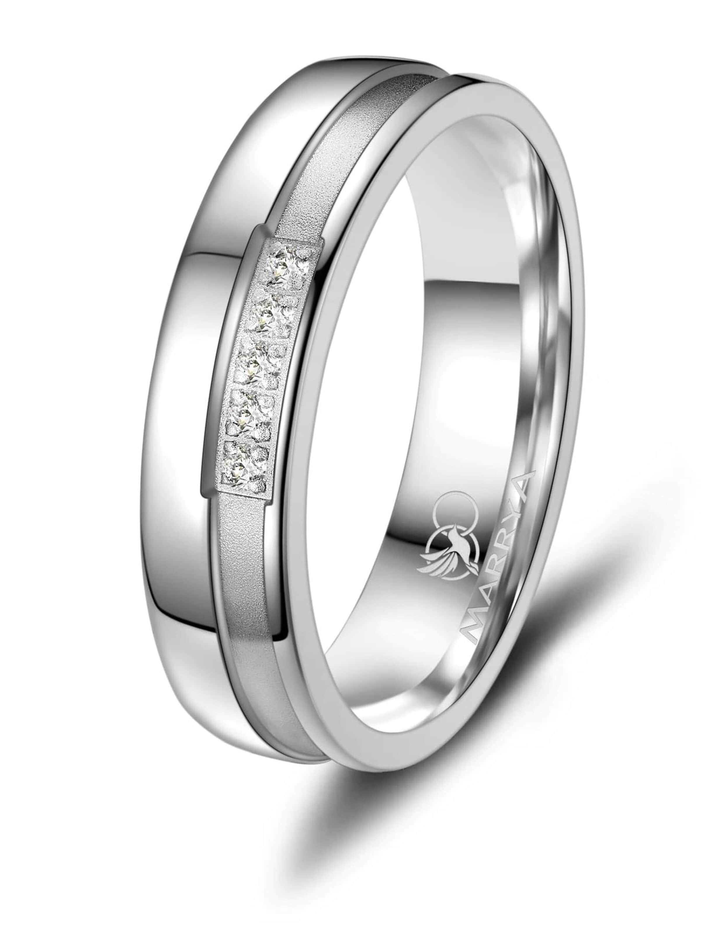 MARRYA - Anillo 'MARRYA SI-05 Ehering aus Silber' en plata: frente