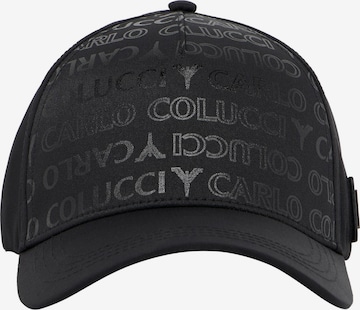 Carlo Colucci Cap 'Dibiasi' in Black: front