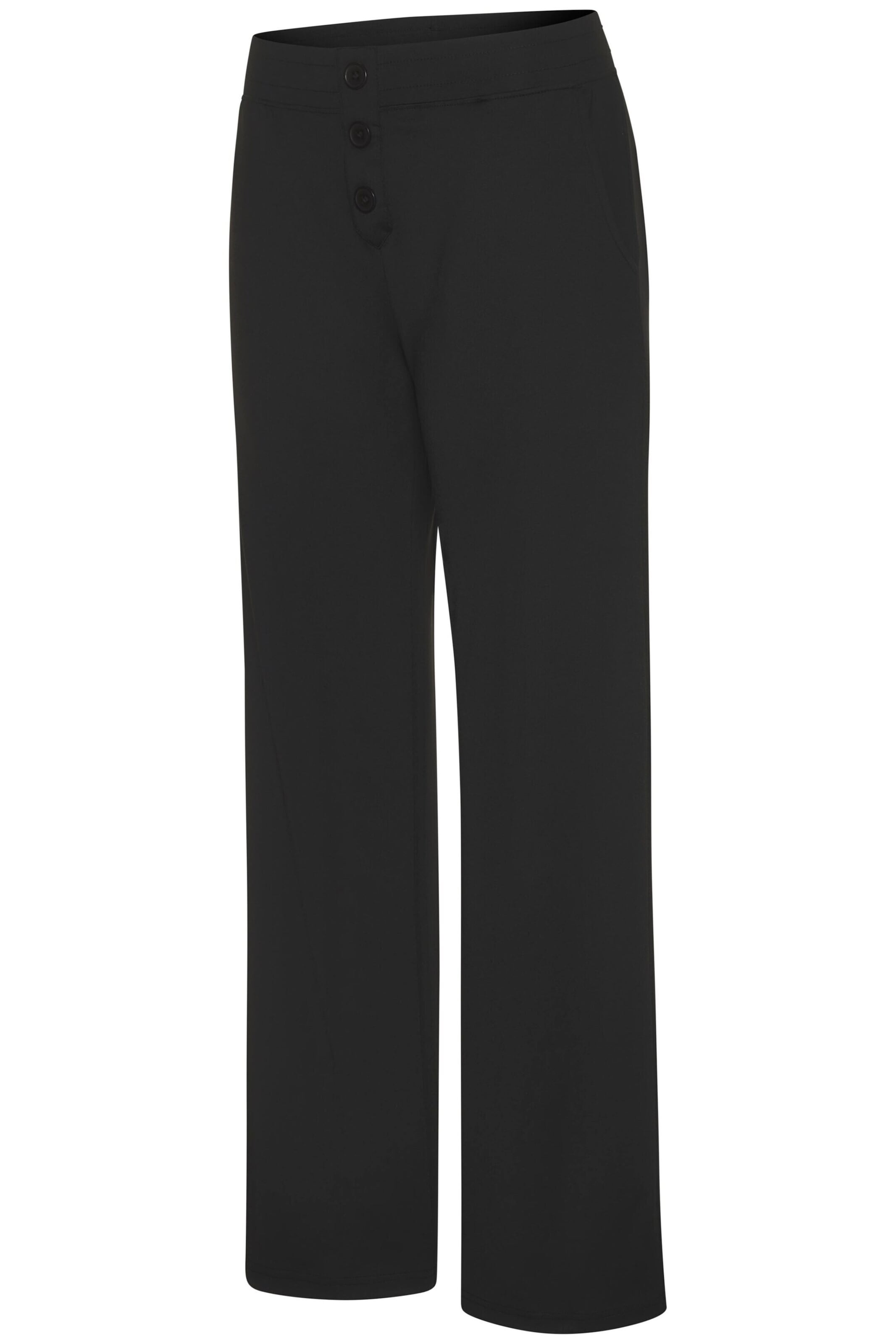 H.I.S Wide Leg Hose in Schwarz