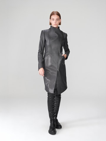 VESPUCCI BY VSP Between-Seasons Coat 'Alyson' in Grey