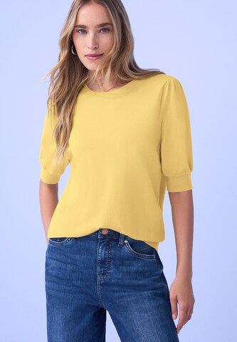 STREET ONE Sweater in Yellow: front