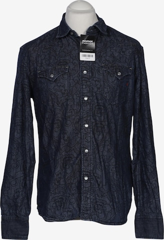 REPLAY Hemd L in Blau: Vorderseite