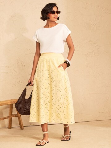 Gonna di love & roses in giallo