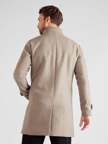 JACK & JONES Between-Seasons Coat 'Melton' in Grey