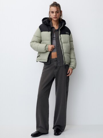 Pull&Bear Between-Season Jacket in Green