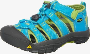 KEEN Kinder Outdoorsandalen in Blau: predná strana