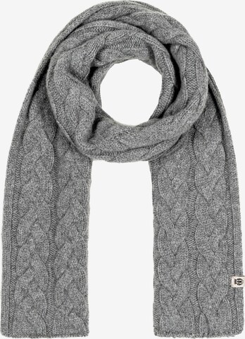 Roeckl Schal ' Braided Cashmere ' in Grau: predná strana