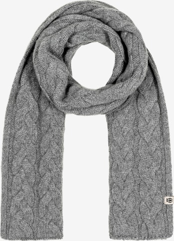 Roeckl Scarf ' Braided Cashmere ' in Grey: front