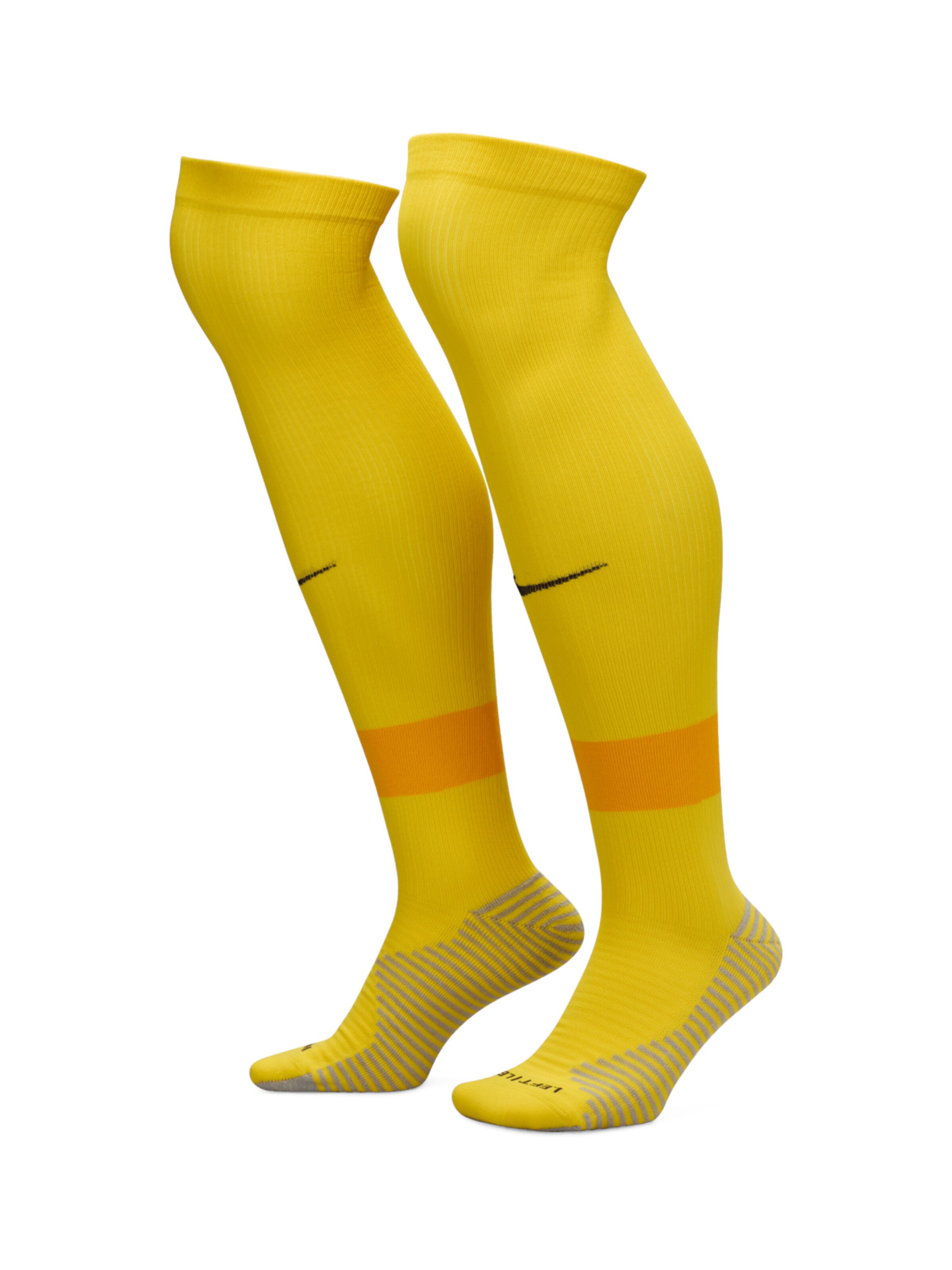 NIKE Stutzen in Gelb: Vorderseite