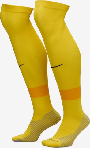 NIKE Stutzen in Gelb: Vorderseite