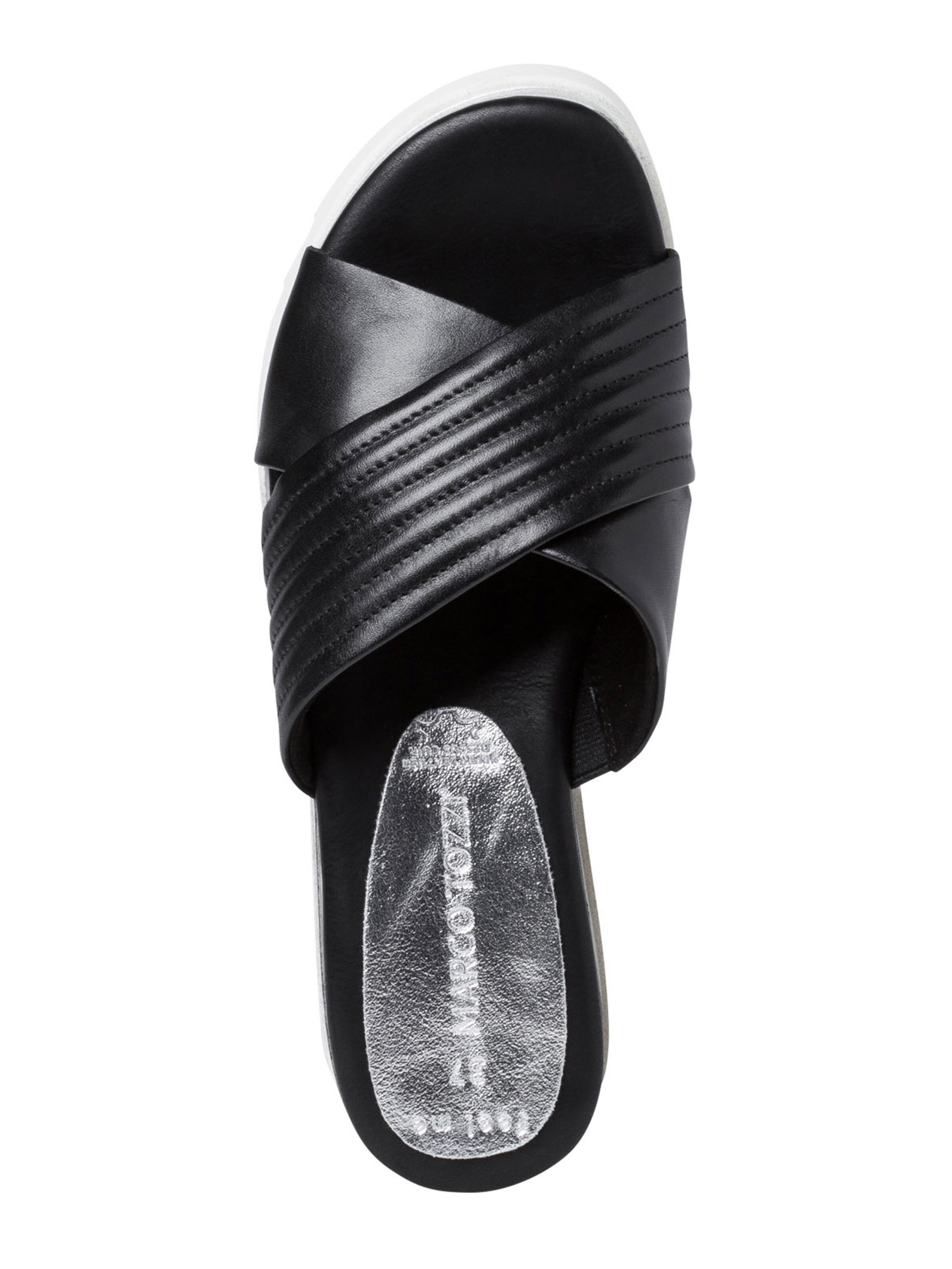 MARCO TOZZI Pantolette in Schwarz