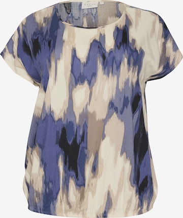 Camicia da donna 'Bella' di KAFFE CURVE in blu: frontale