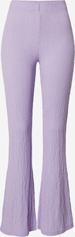 EDITED - Bootcut Leggings 'Zelinda' em roxo: frente