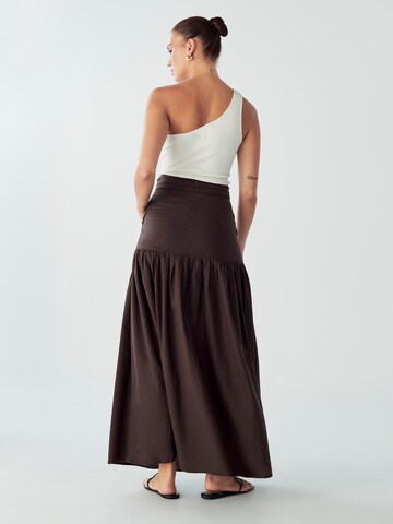 Willa Skirt 'VALENCIA' in Brown: back