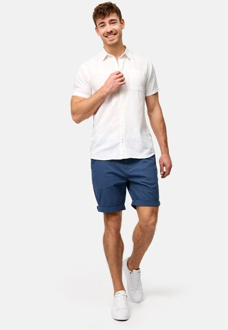 INDICODE JEANS Regular Chino trousers 'Buddy' in Blue