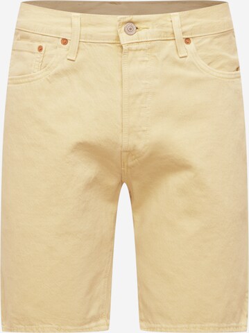 LEVI'S Jeans '501® HEMMED SHORT' in Yellow: front