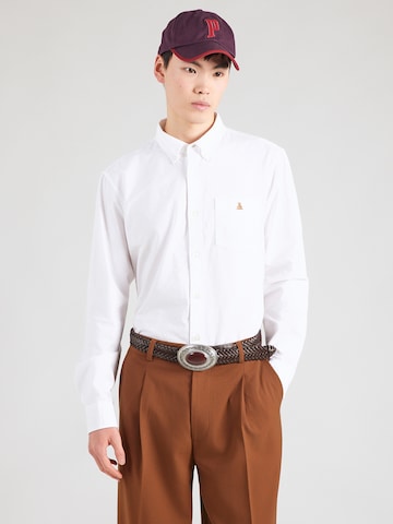 GAP Regularny krój Koszula 'RANNAN' w kolorze biały: przód