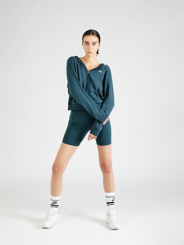 Bluză cu fermoar sport 'ONE' de la NIKE pe verde