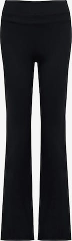 La V Sportbroek 'Flared sportlegging Faye' in Zwart: voorkant