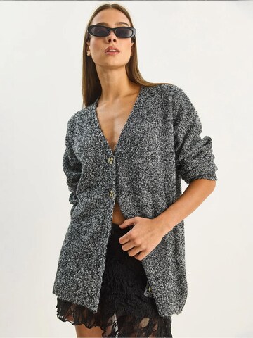 Bianco Lucci Gebreid vest in Zwart