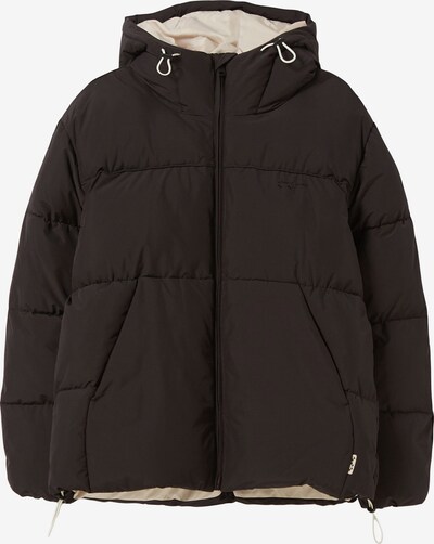 Bershka Winter Jacket in Black, Item view