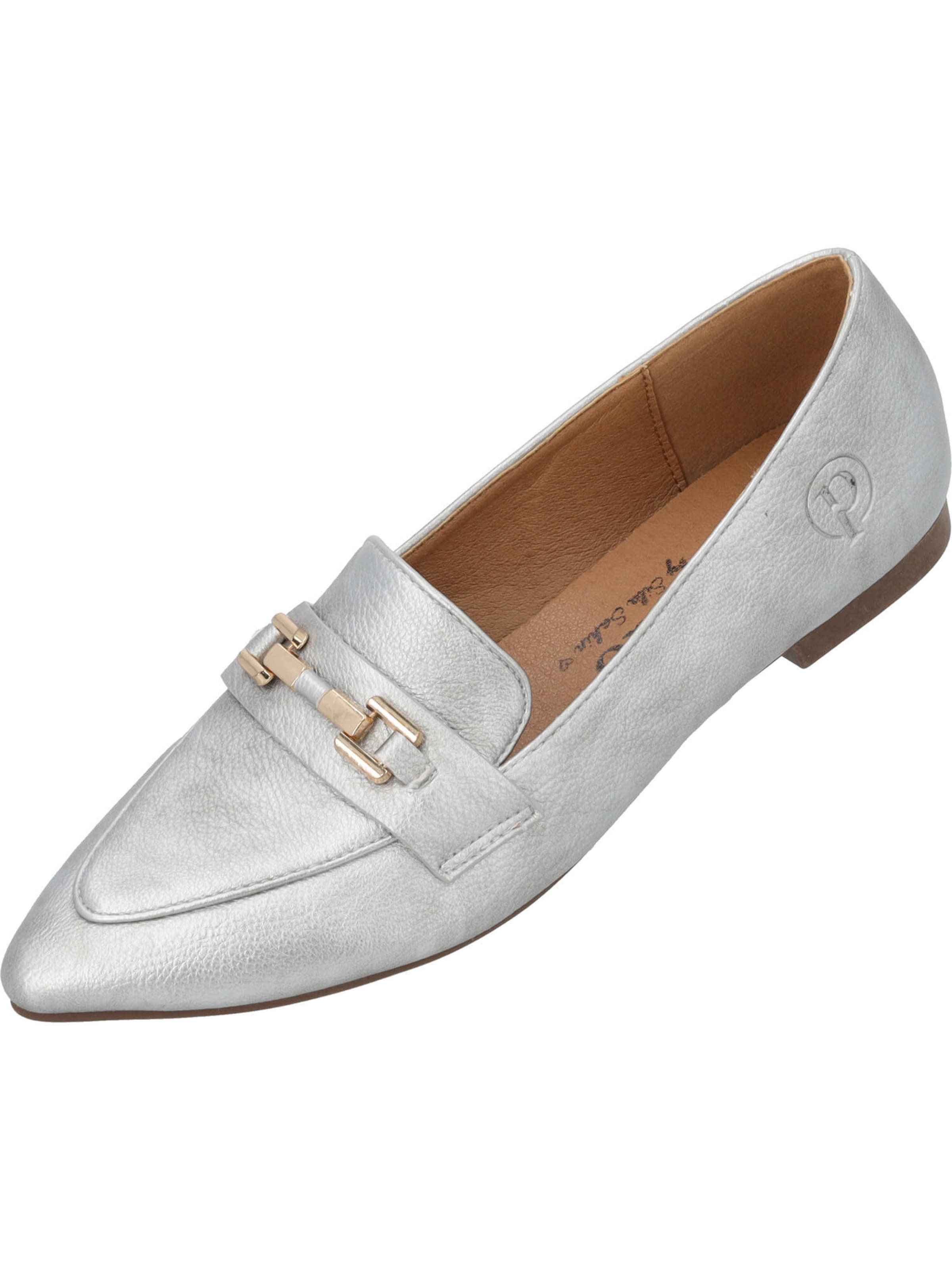 Mocassin Palado by Sila Sahin en argent : devant