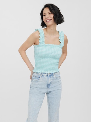 VERO MODA Top 'Kida' in Blauw: voorkant