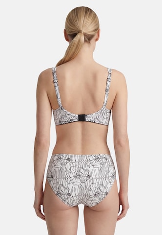 BECO the world of aquasports Bikini 'Flower Lines' in Wit
