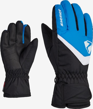 ZIENER Athletic Gloves 'LORIKO Junior' in Blue: front