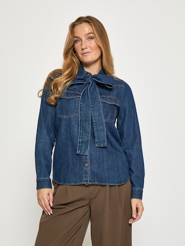 T-shirt 'Madison' Peppercorn en bleu : devant