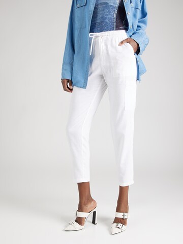 s.Oliver Regular Trousers in White: front