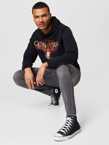 CONVERSE Sweatshirt i svart