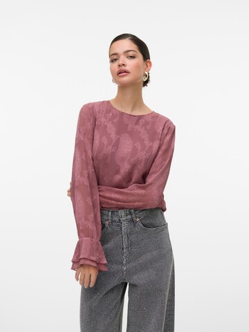 Chemisier 'VMMishi' VERO MODA en rose : devant