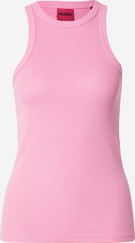 HUGO Top 'Classic' in Pink: front