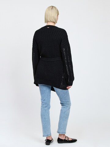Influencer Knit cardigan in Black