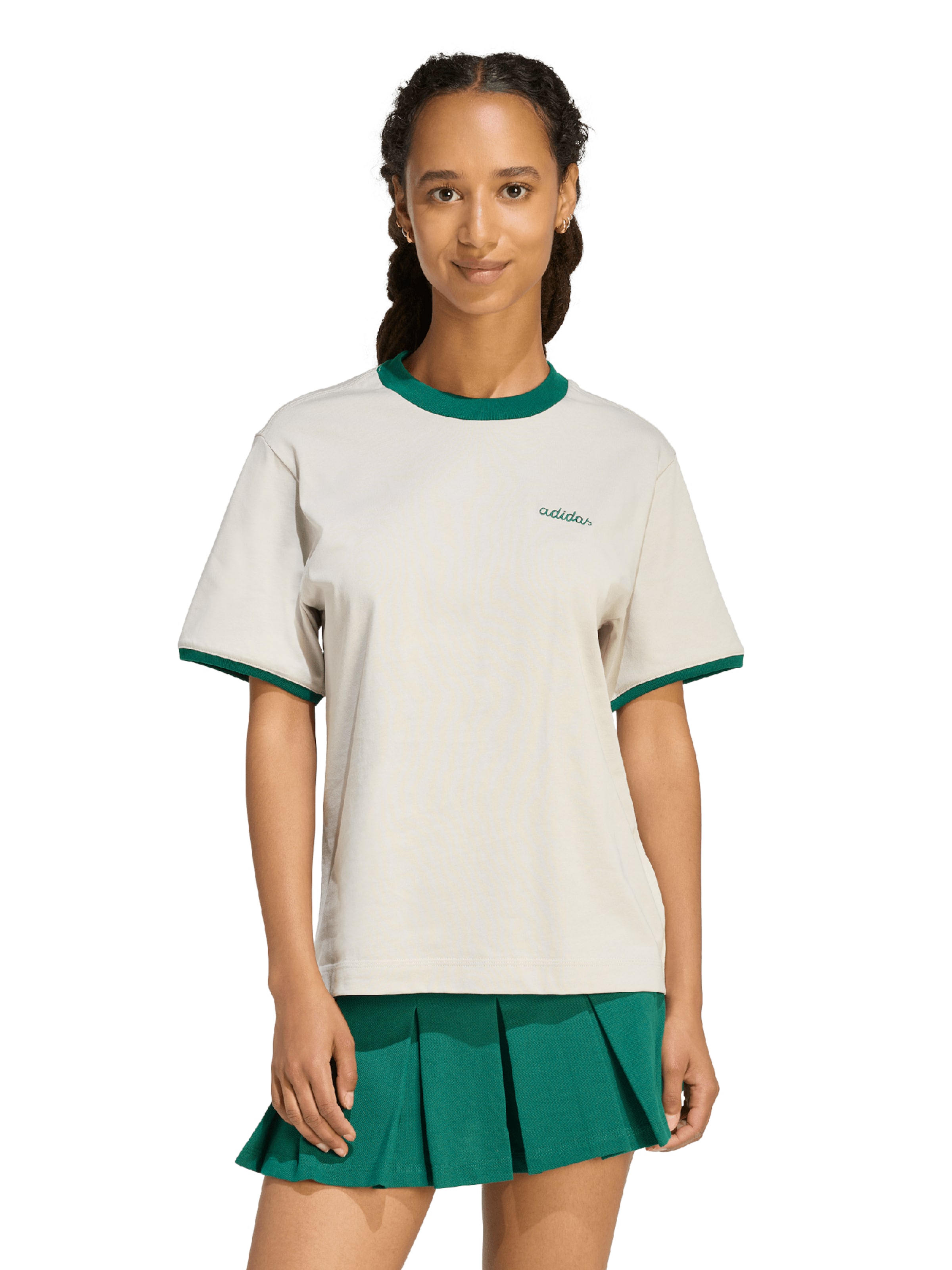 ADIDAS SPORTSWEAR - Camisa funcionais 'Seasonal Essentials' em cinzento: frente
