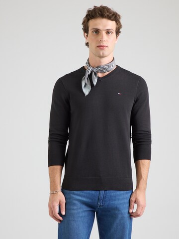 Pullover 'ESSENTIAL' di TOMMY HILFIGER in nero: frontale