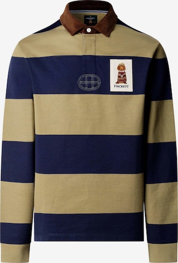 Hackett London Poloshirt ' Harry' in XXXL in beige / navy, Produktansicht
