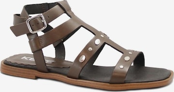 Sandales 'Keys 12430' Keys en marron : devant