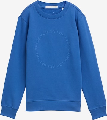 TOM TAILOR Sweatshirt in Blue: front