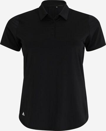 ADIDAS GOLF Λειτουργικό μπλουζάκι σε μαύρο: μπροστά