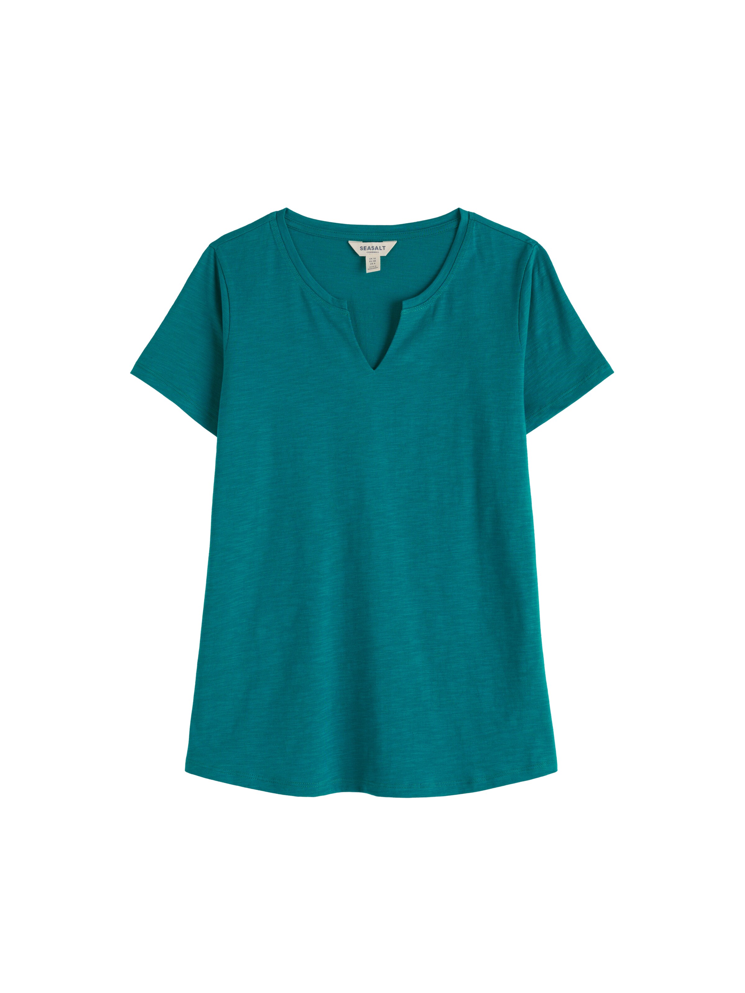 Seasalt Cornwall T-Shirt 'Kellow' in Grün: Vorderseite