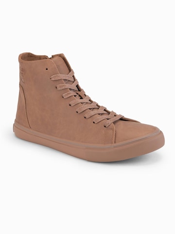 Ombre Sneaker high‌ in Braun: Vorderseite