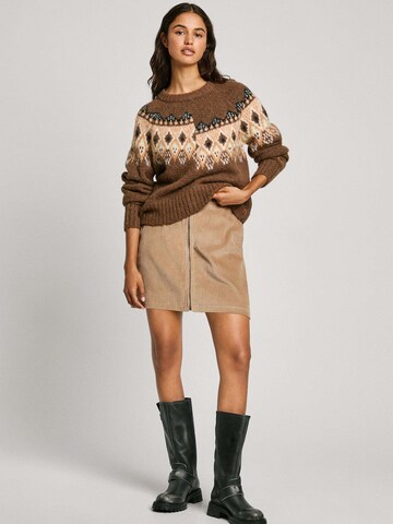 Pepe Jeans Pullover 'Holly' in Braun