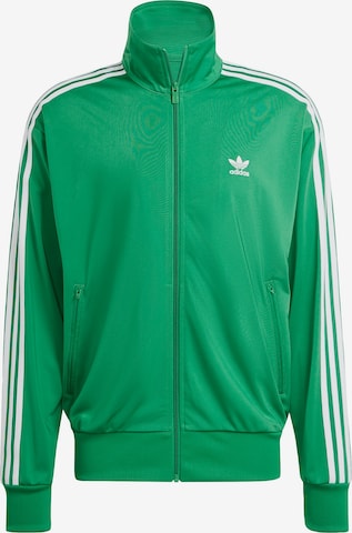 Giacca di felpa 'adicolor' di ADIDAS ORIGINALS in verde: frontale