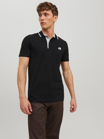 JACK & JONES Poloshirt 'Logan' in Schwarz: predná strana