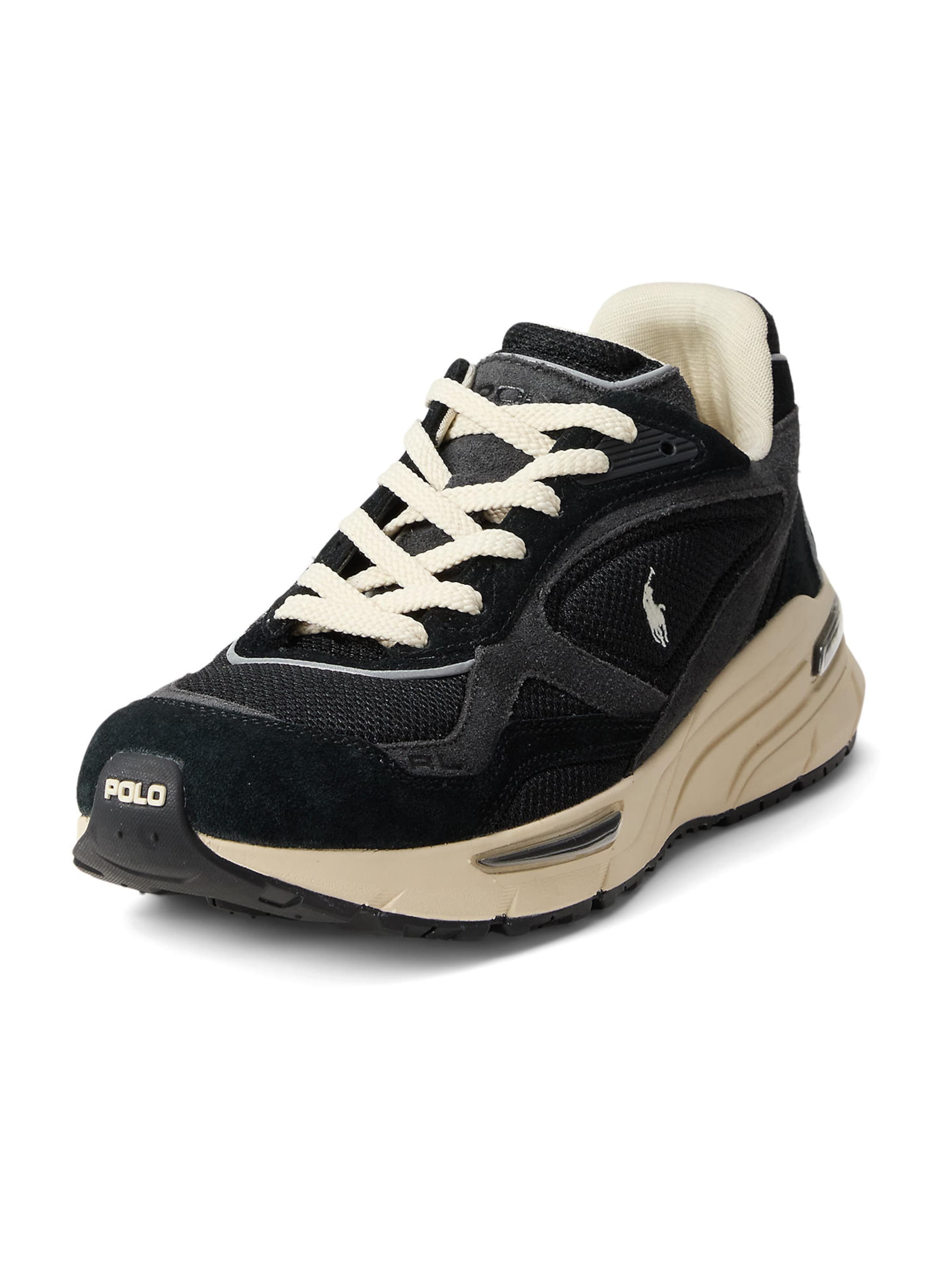 Polo Ralph Lauren Низкие кроссовки в Черный: спереди