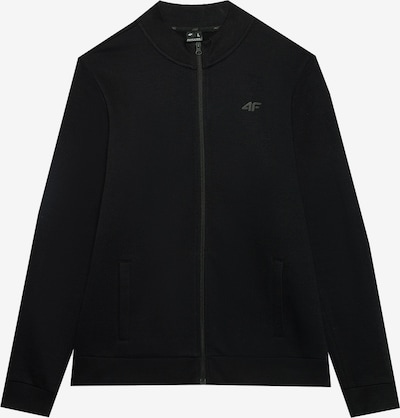4F Sportiska tipa džemperis, krāsa - tumši pelēks / melns, Preces skats