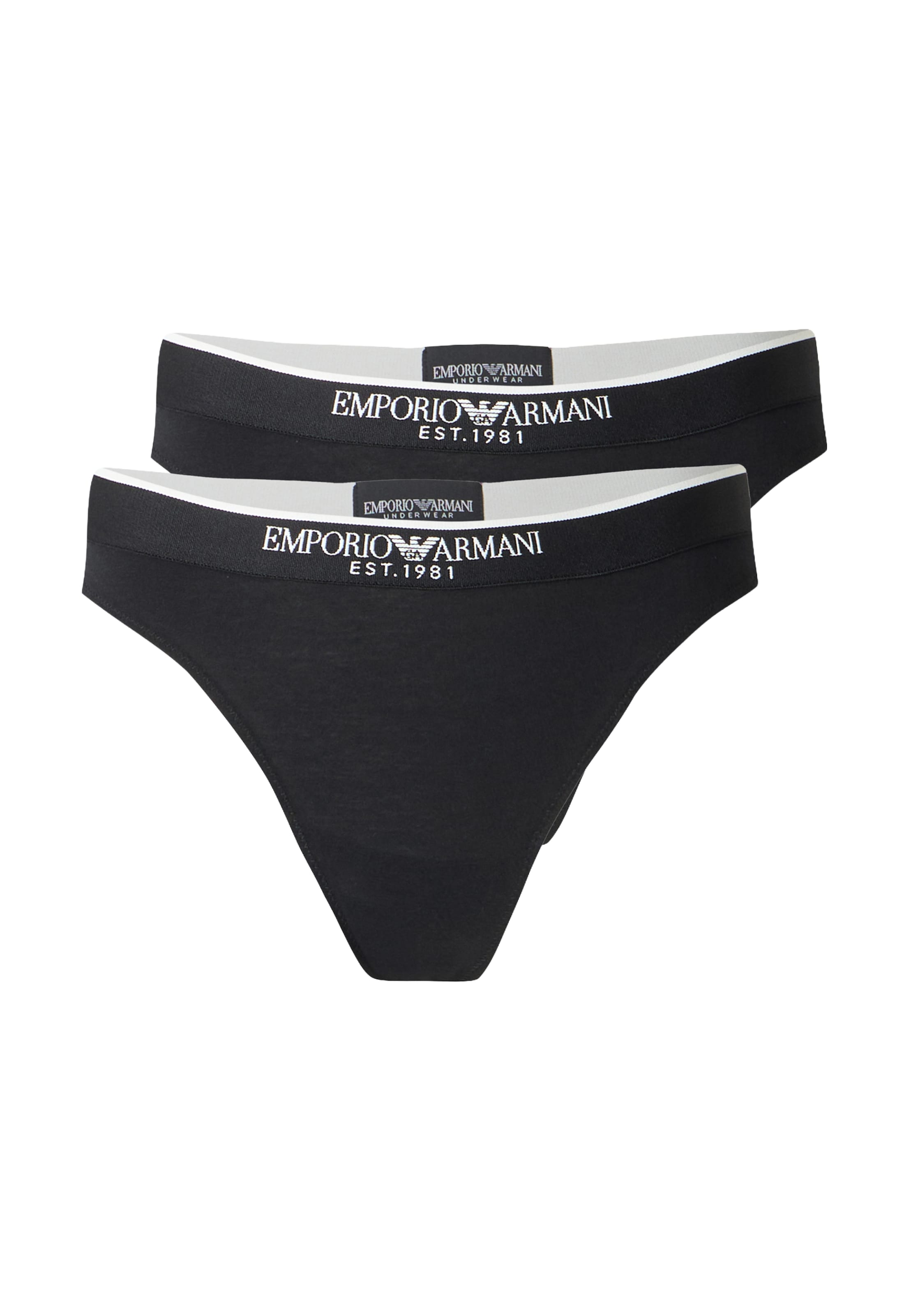 Emporio Armani Slip i sort: forside
