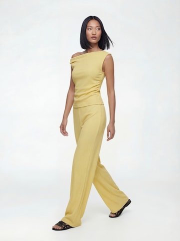 AMALY regular Παντελόνι σε κίτρινο